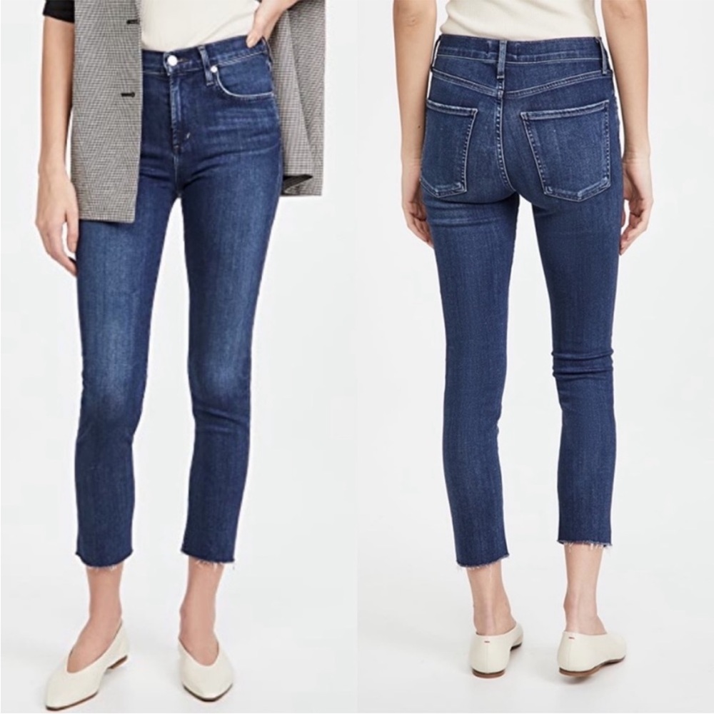 Agolde X Revolve Sophie High Rise Skinny Crop Size 26 Denim Jeans
